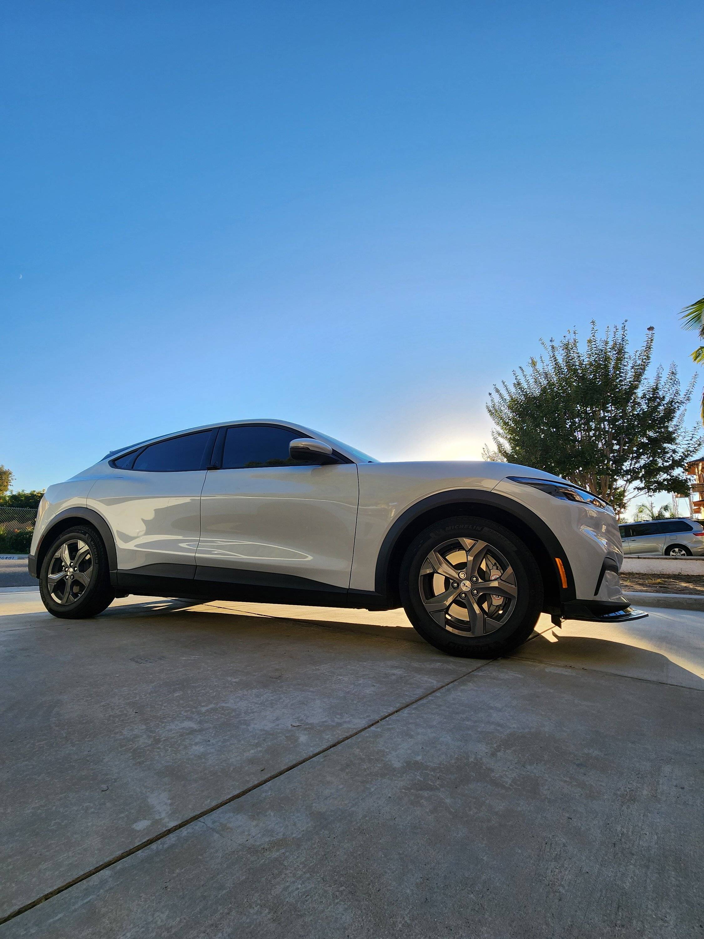 Ford Mustang Mach-E Badges? We don't need no badges! Mach-E debadged 20221029_170127