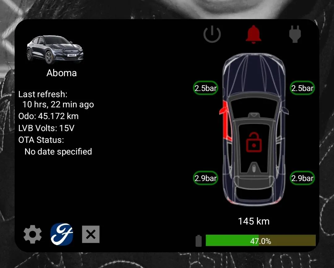 Ford Mustang Mach-E Android Widget for Mach-E [Less Complex] Screenshot_20221104-070917_One UI Hom