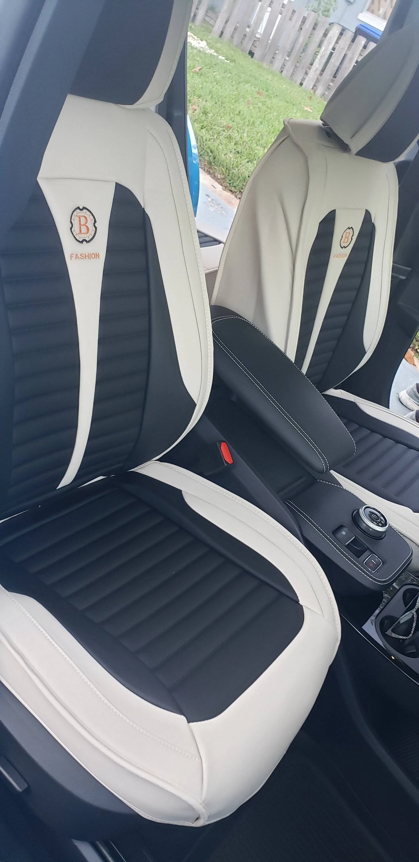 Ford Mustang Mach-E Katzkin leather seat covers now available for Mach-E 20221106_172311