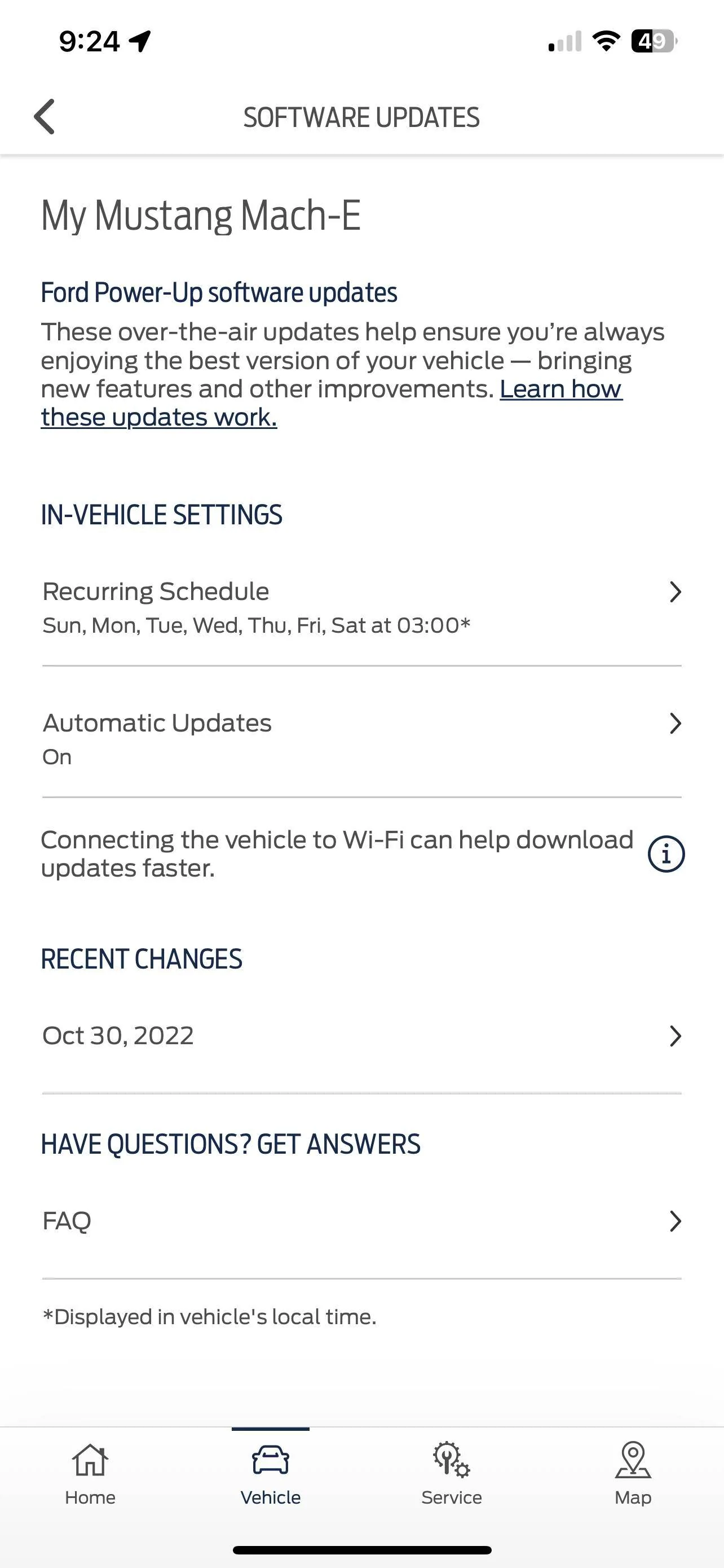 Ford Mustang Mach-E How-to find your most recent OTA update 21D29276-40C9-4387-8F49-BE88979FDD97