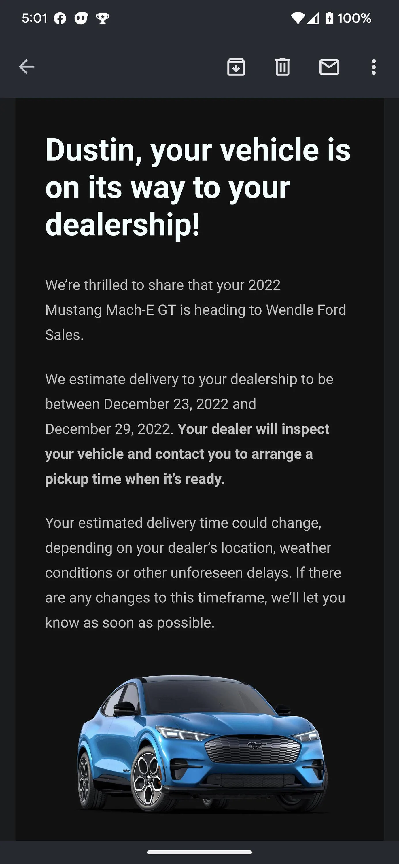 Ford Mustang Mach-E 10/24 Build date Screenshot_20221108-050112
