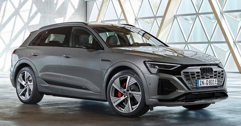 Ford Mustang Mach-E Mach-E vs. 2024 Audi Q8 E-tron burlappcar-audi-1-2