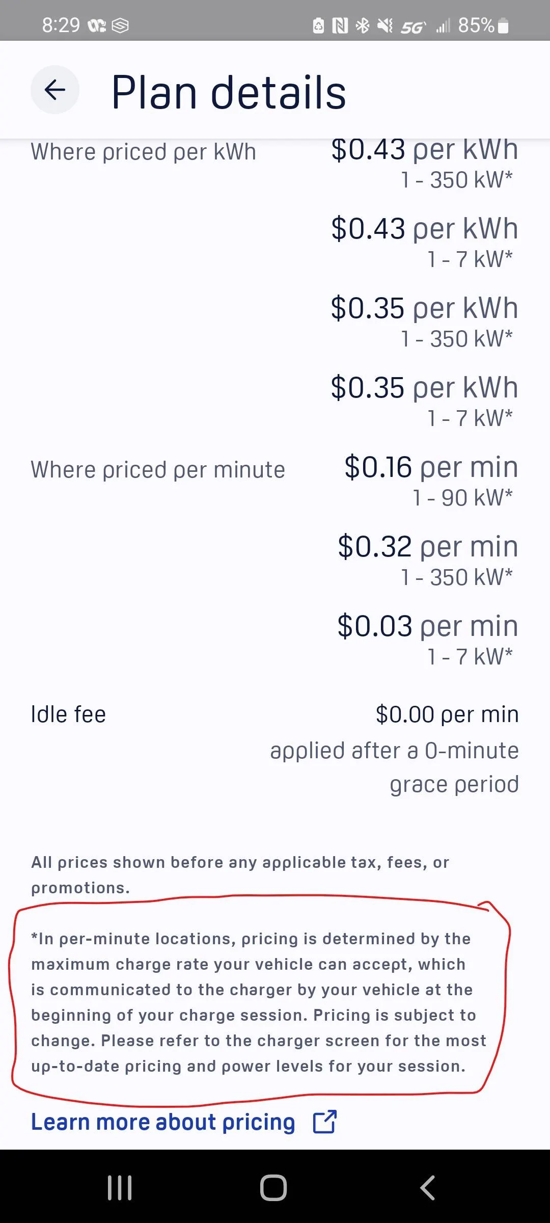 Ford Mustang Mach-E EA Pricing - how do the kW tiers work? Screenshot_20221109-082918_Electrify America