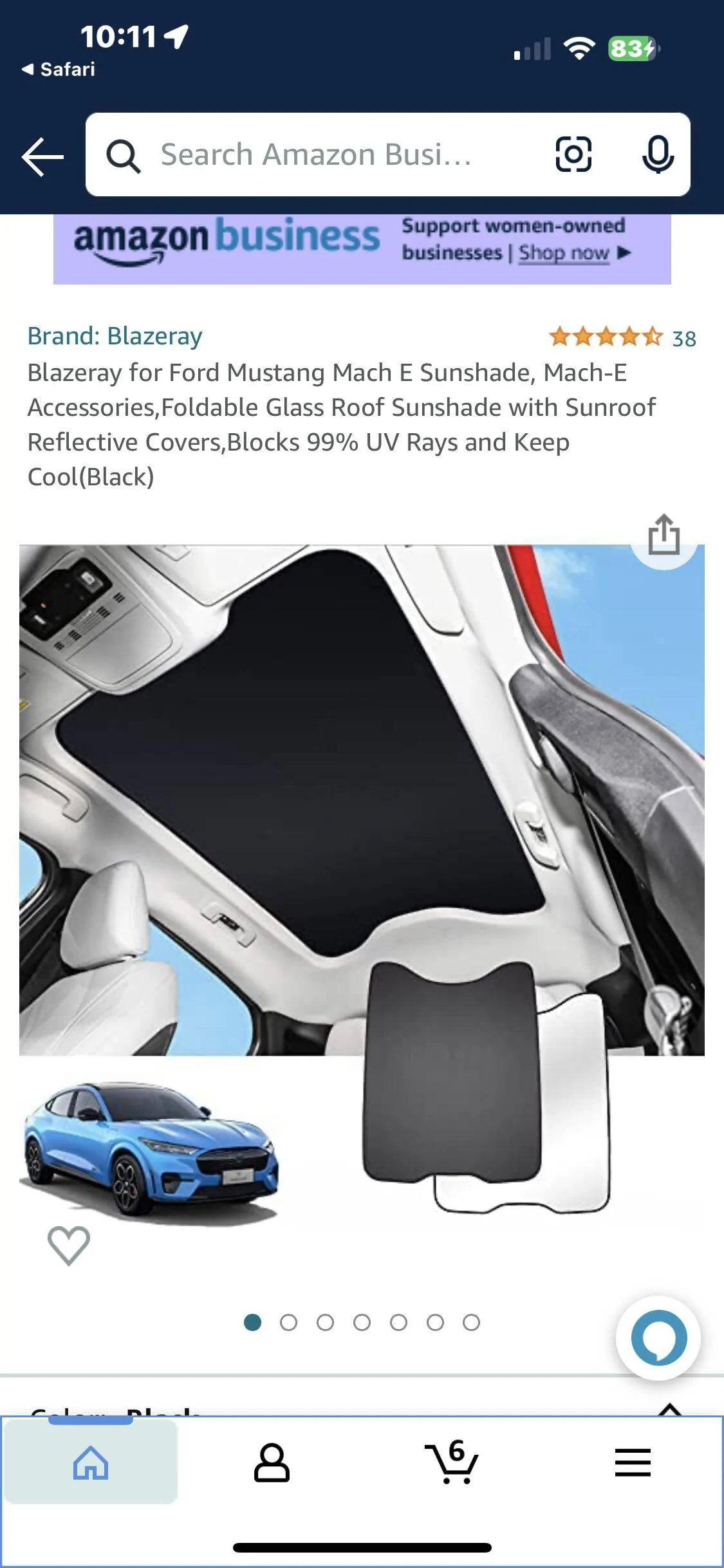 Ford Mustang Mach-E Tinting the panoramic roof F166B084-3E03-47FE-8A15-7065FB3EF8B4