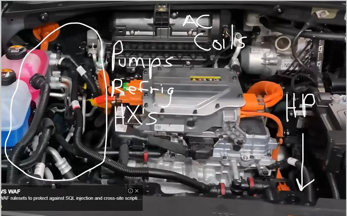 Ford Mustang Mach-E Ioniq 5 Temperature Control Diagrams, Heat pump. 1668549413610