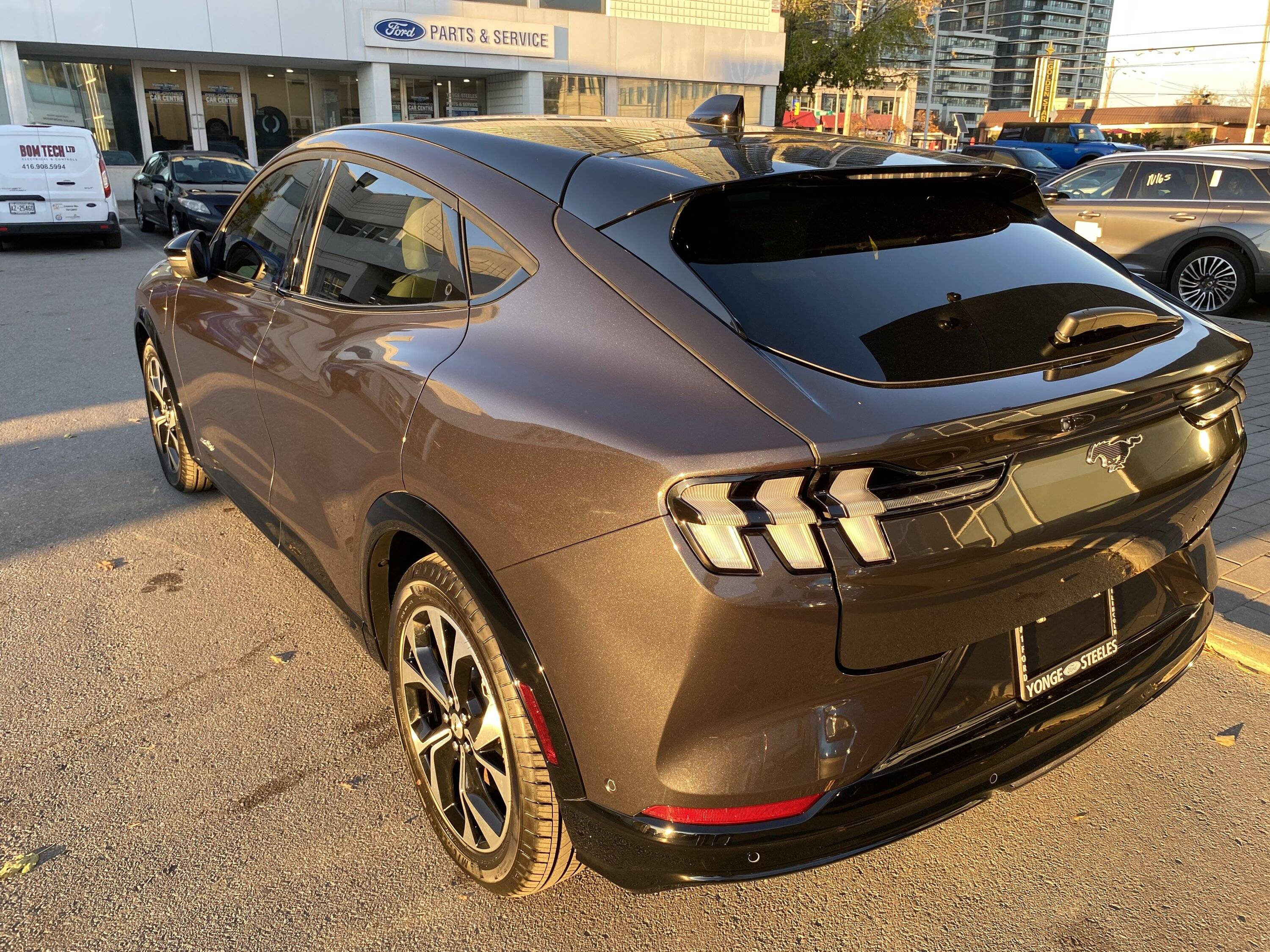 Ford Mustang Mach-E DARK MATTER GRAY Mach-E Photos MachE back