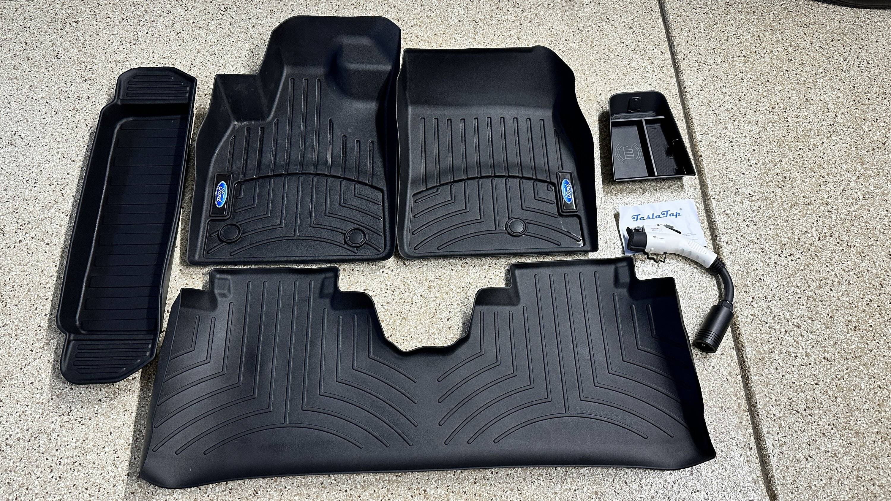 Ford Mustang Mach-E Weathertech front/second and cargo mats IMG_0287.JPG