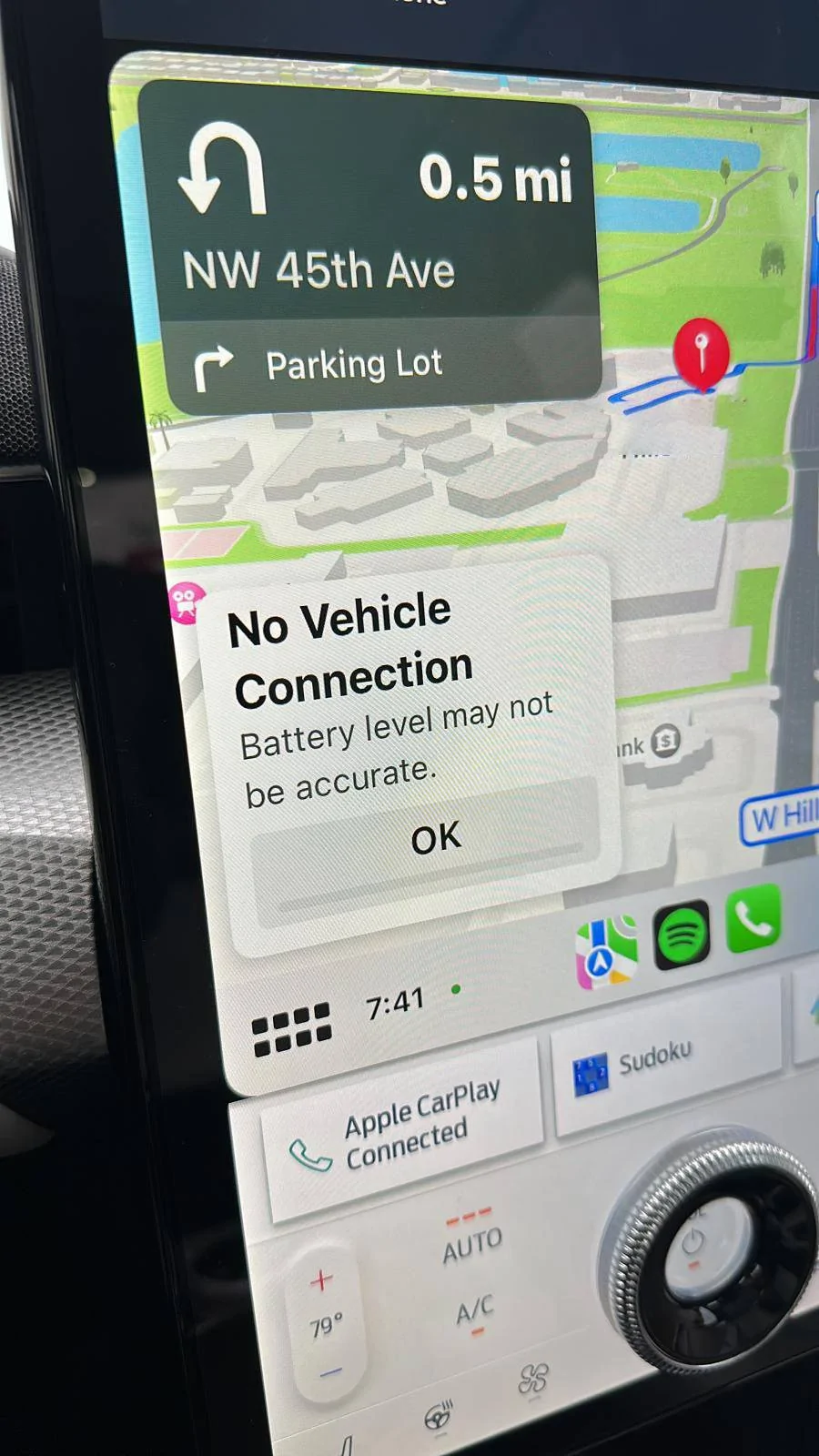 Ford Mustang Mach-E No Vehicle Connection - Battery level may not be accurate. 1