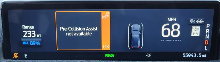 Ford Mustang Mach-E Front Camera Fault & Pre-Collision Assist Not Available Errors 1668813507913