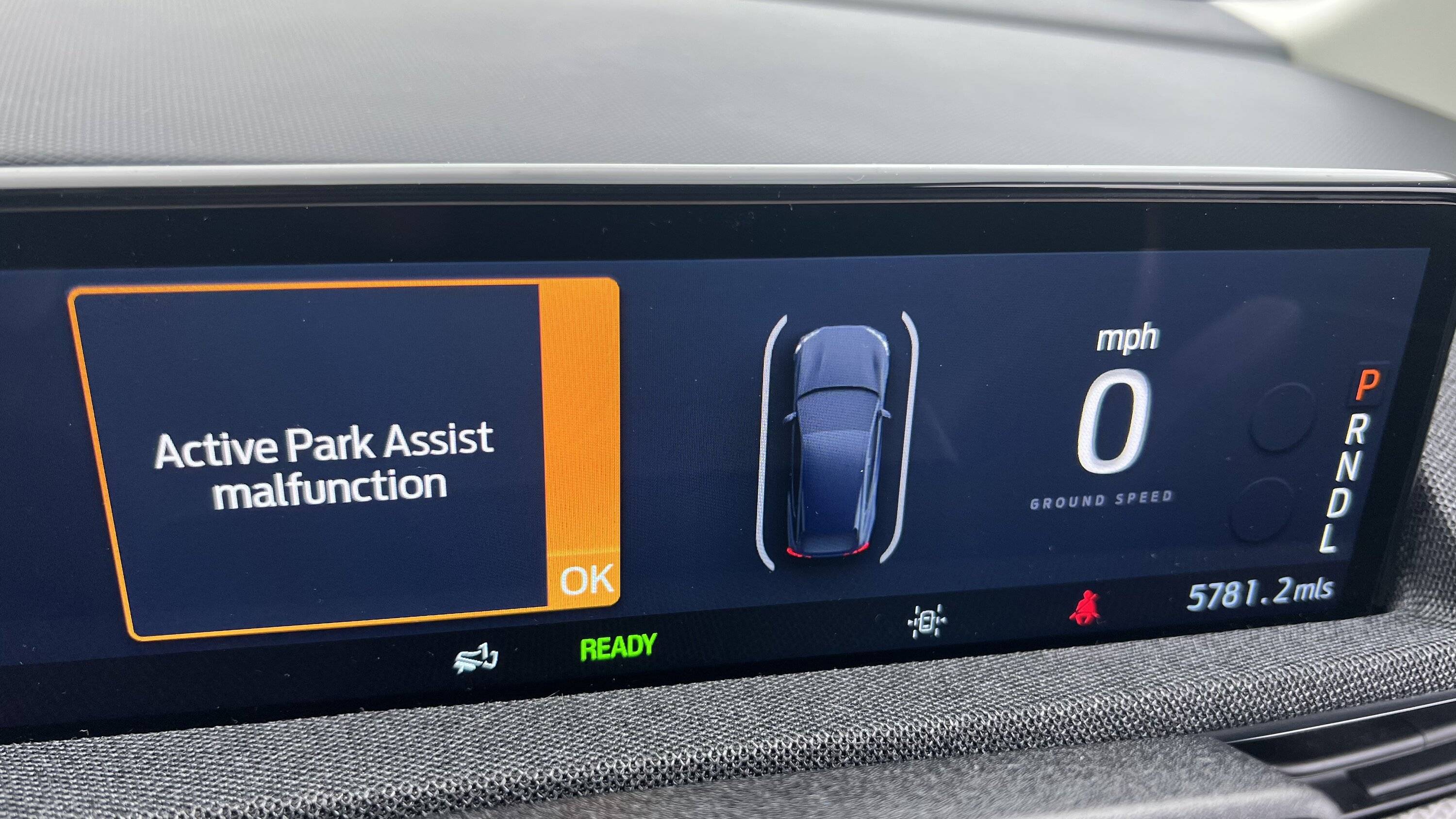 Ford Mustang Mach-E Active Park Assist Malfunction message B9040D52-43EA-45CD-AE61-51185C65F22A