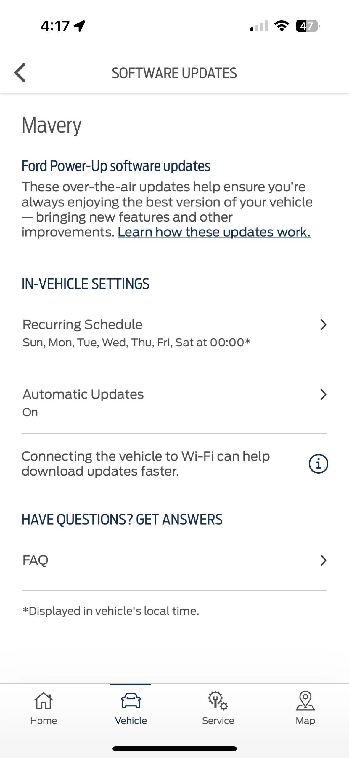 Ford Mustang Mach-E Latest Software Update Info Missing in FordPass 37E5E573-8313-463B-AA06-6A360DBEE8DF