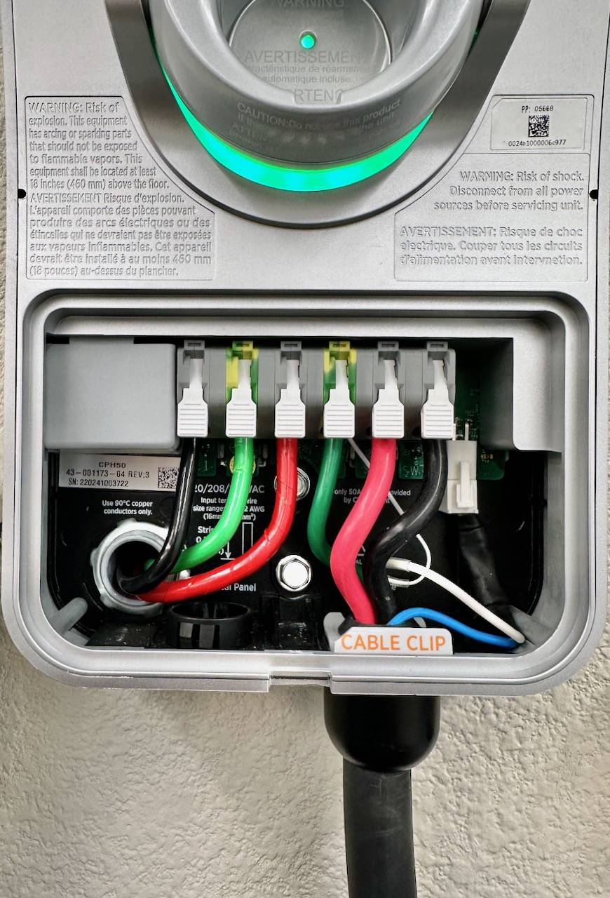 Ford Mustang Mach-E Replacing ChargePoint HomeFlex cord with a 40' IMG_3791