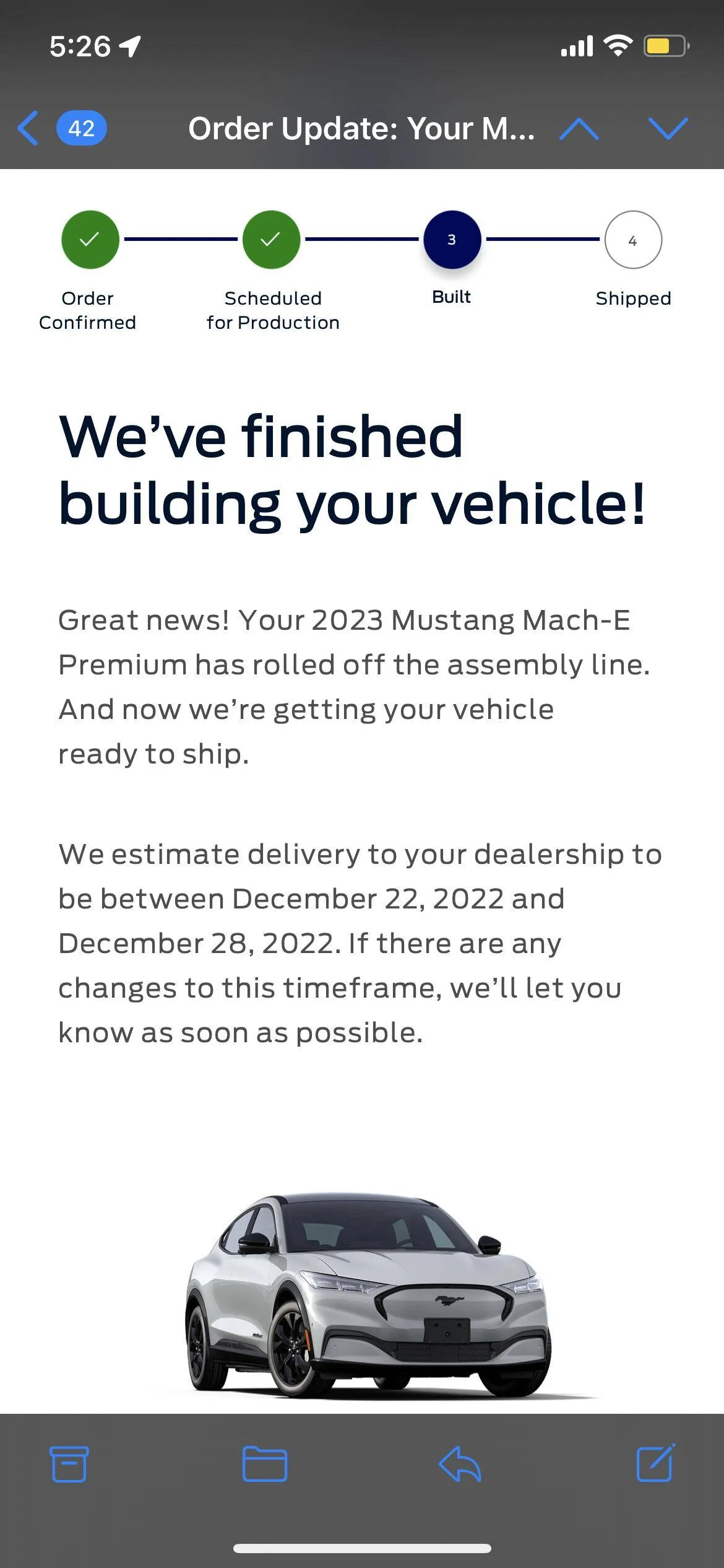Ford Mustang Mach-E 11/21/2022 Build Week Gang 66319628-3167-454A-92CA-20882D4BF799
