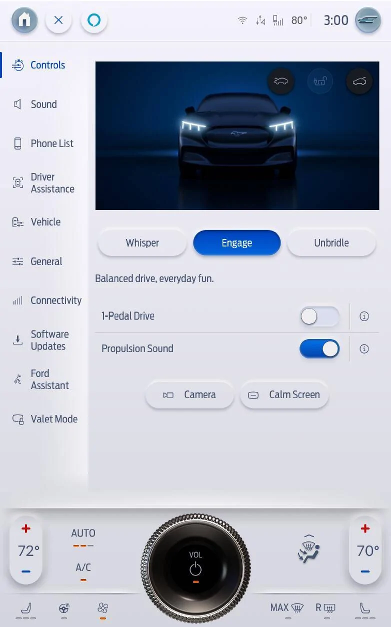 Ford Mustang Mach-E Sync 4A Update Overview from Ford - Larger Apple CarPlay Android Auto interface, added dial functionality & more New layout