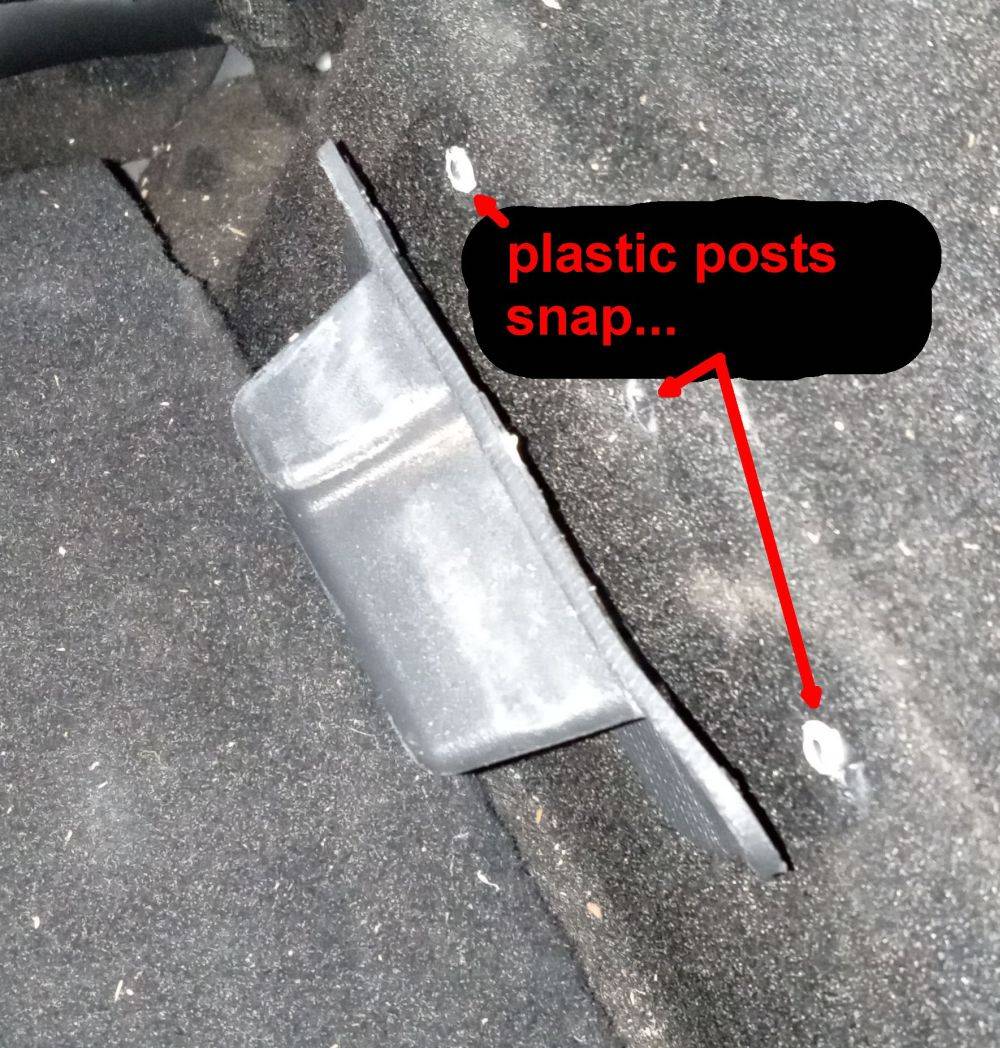 Ford Mustang Mach-E DIY cargo floor bracket repair 00 broken