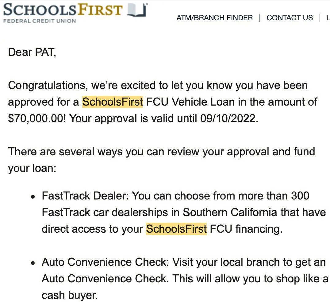 Ford credit approved. Financing rate determined by dealership ...
