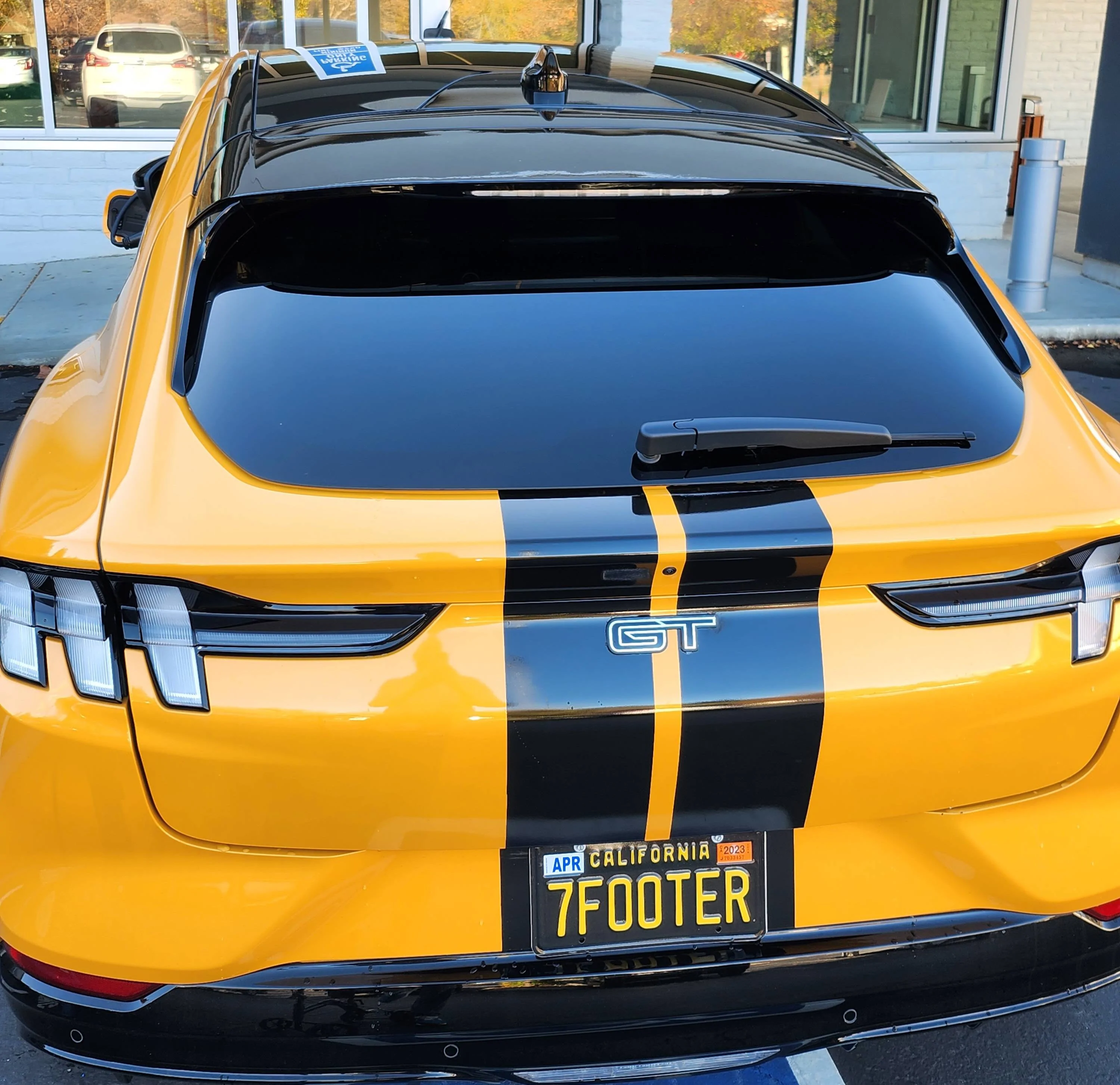 Ford Mustang Mach-E Cyber Orange Mach-E GT w/ Racing Stripes 20221205_143508
