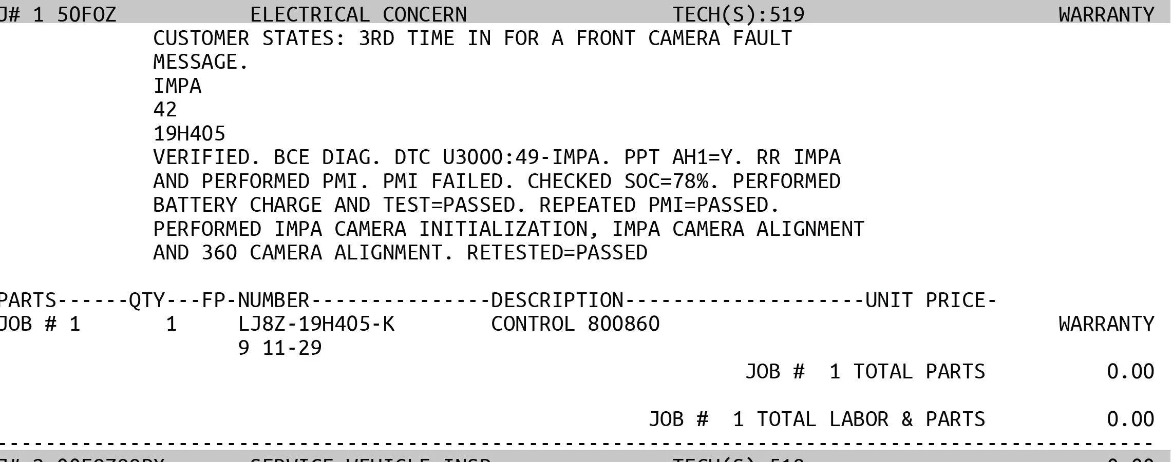 Ford Mustang Mach-E Front Camera Fault & Pre-Collision Assist Not Available Errors 1670506389963
