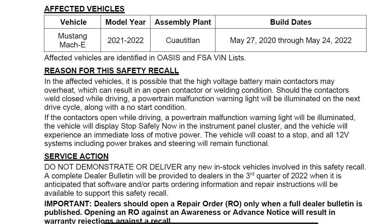 Ford Mustang Mach-E Stop Safely Now (HVBJB): Mach-E Owners Biggest Fear - Facts and Info Thread 1670619348706