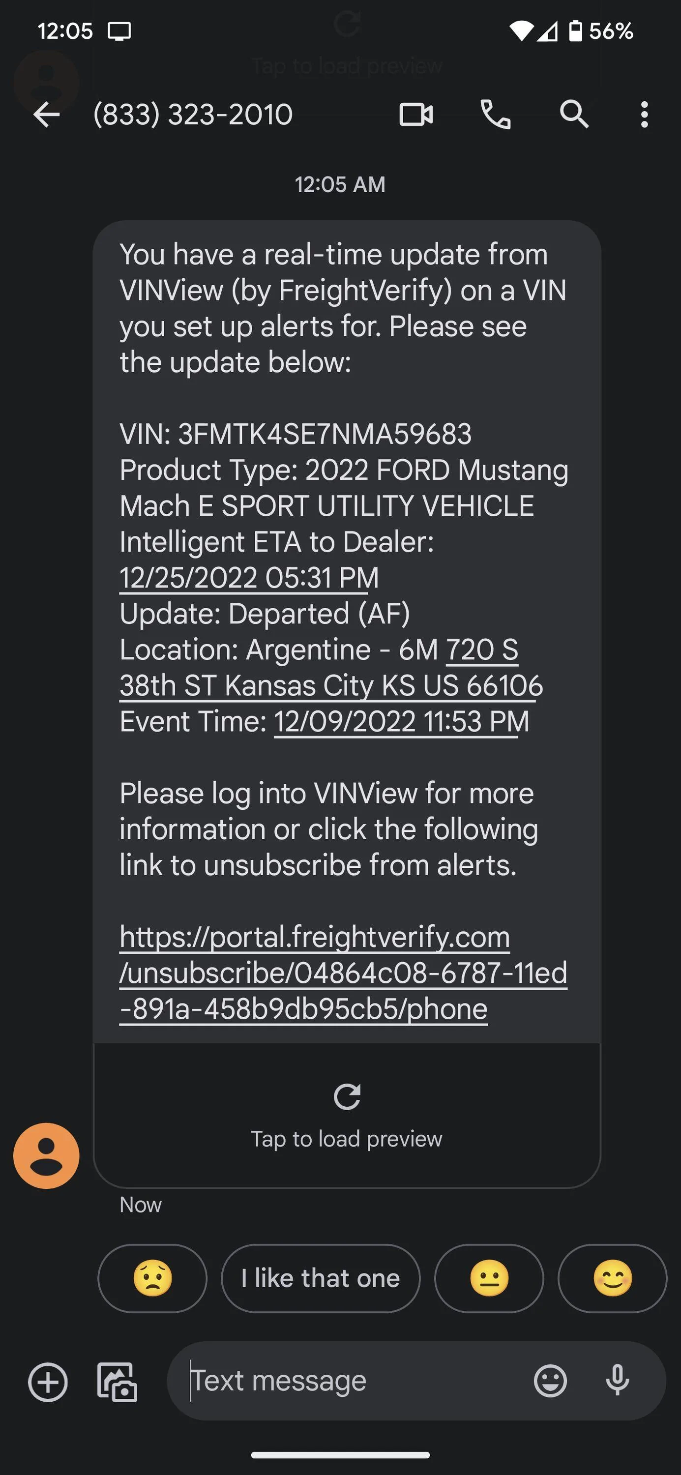 Ford Mustang Mach-E 10/24 Build date Screenshot_20221210-000547