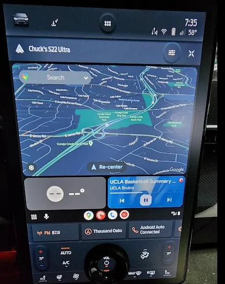 Ford Mustang Mach-E How do I show Navigation and Music player at same time? 1670859641542
