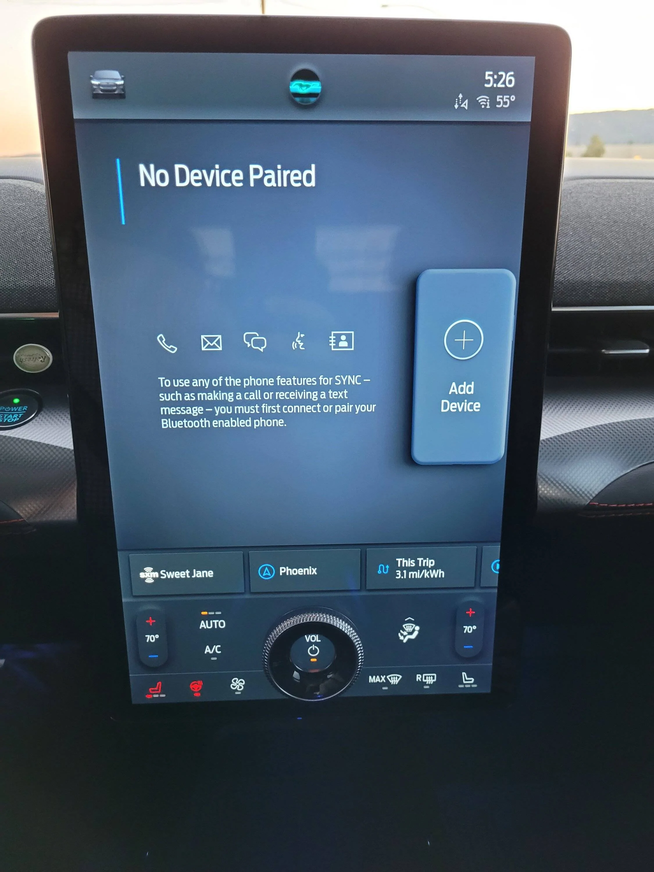 Ford Mustang Mach-E Android auto continuously disconnects 20221214_172618