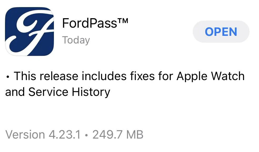 Ford Mustang Mach-E FordPass 4.23.1 Released for iOS A1F308FC-F9CA-4A93-A70A-420E303D69BE