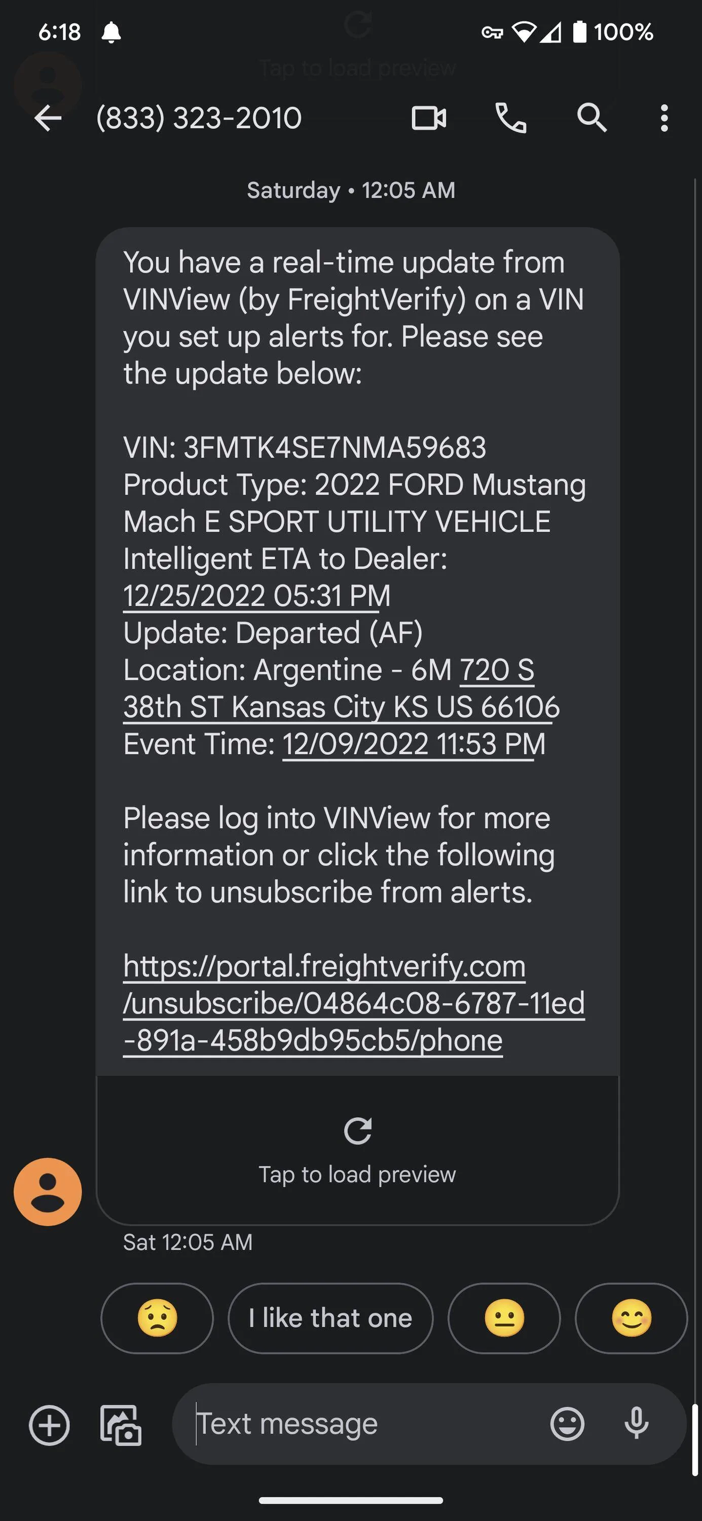 Ford Mustang Mach-E 10/24 Build date Screenshot_20221215-061848