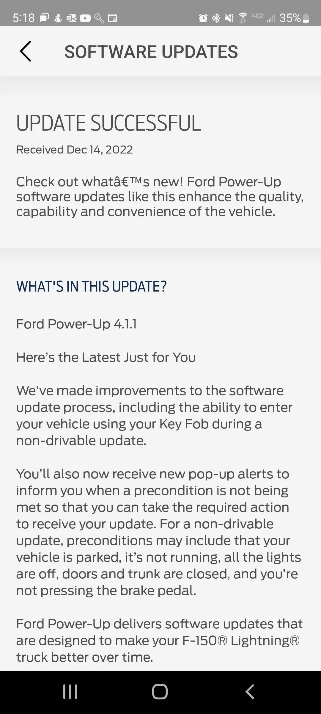 Ford Mustang Mach-E Power-Up 4.x software updates should begin rolling out Screenshot_20221215-171817_FordPass