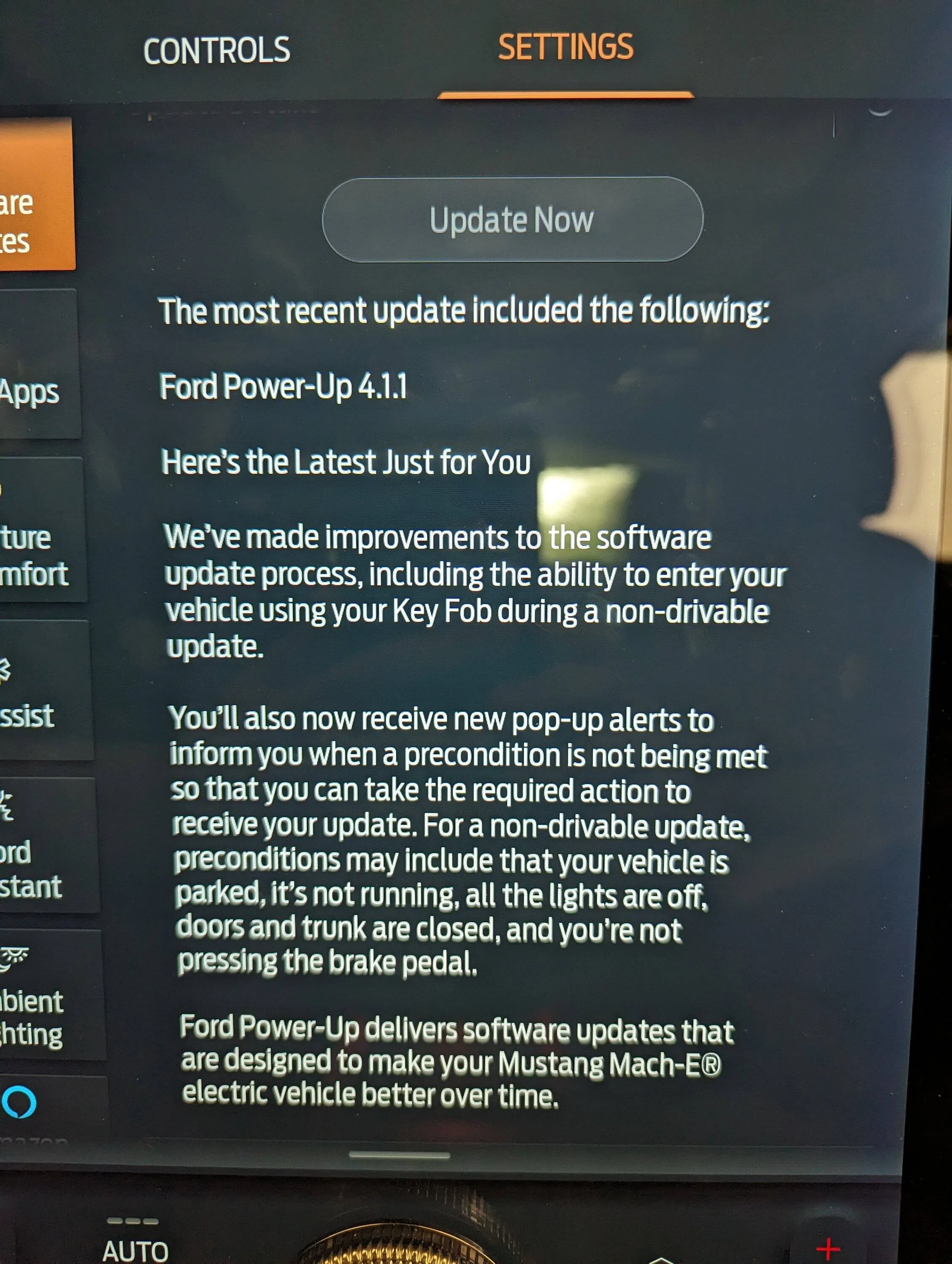 Ford Mustang Mach-E Power-Up 4.x software updates should begin rolling out PXL_20221220_202947720