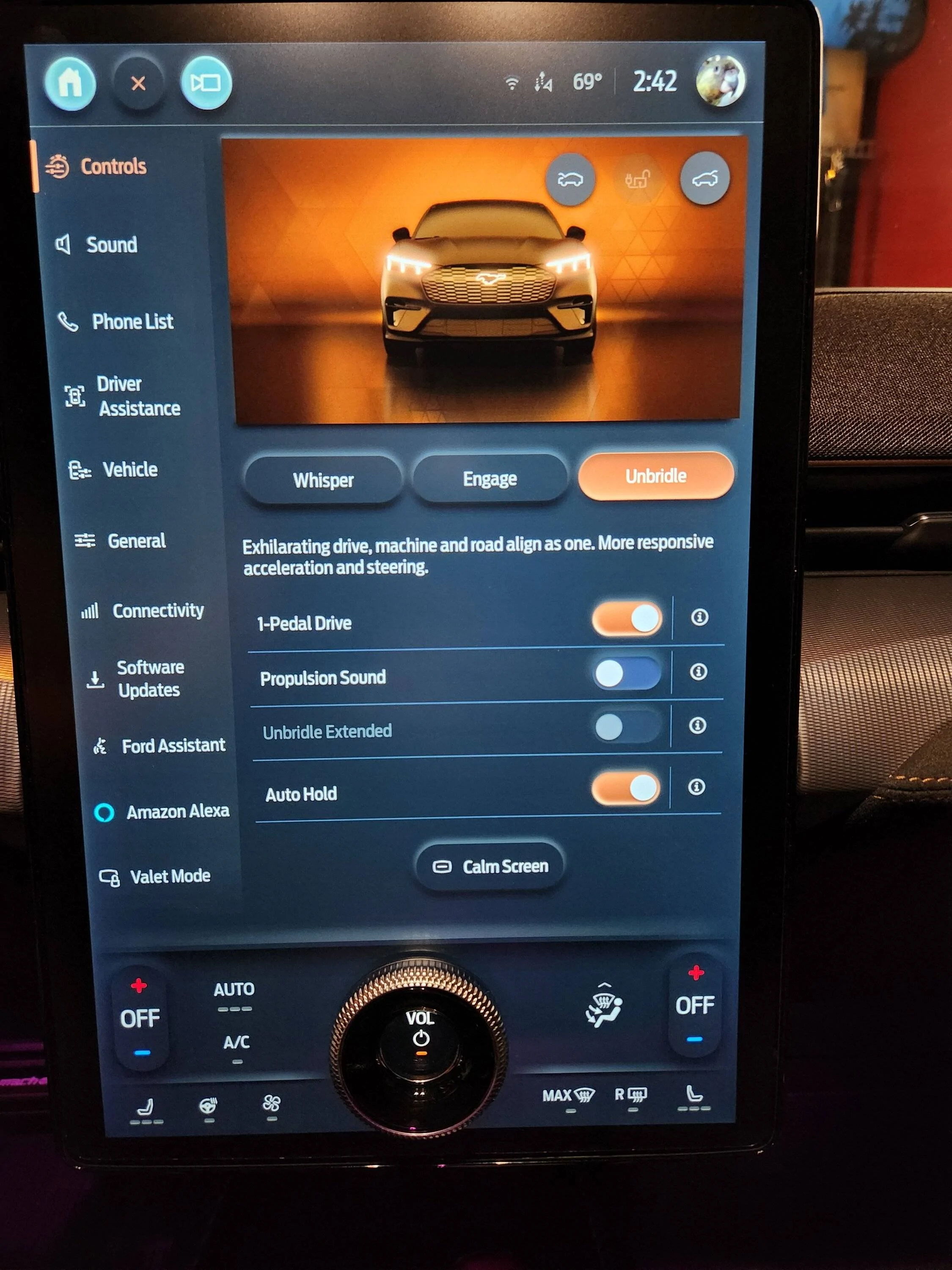 Ford Mustang Mach-E Loving the display screen layout in the 2023 Mach-E 20221216_144218