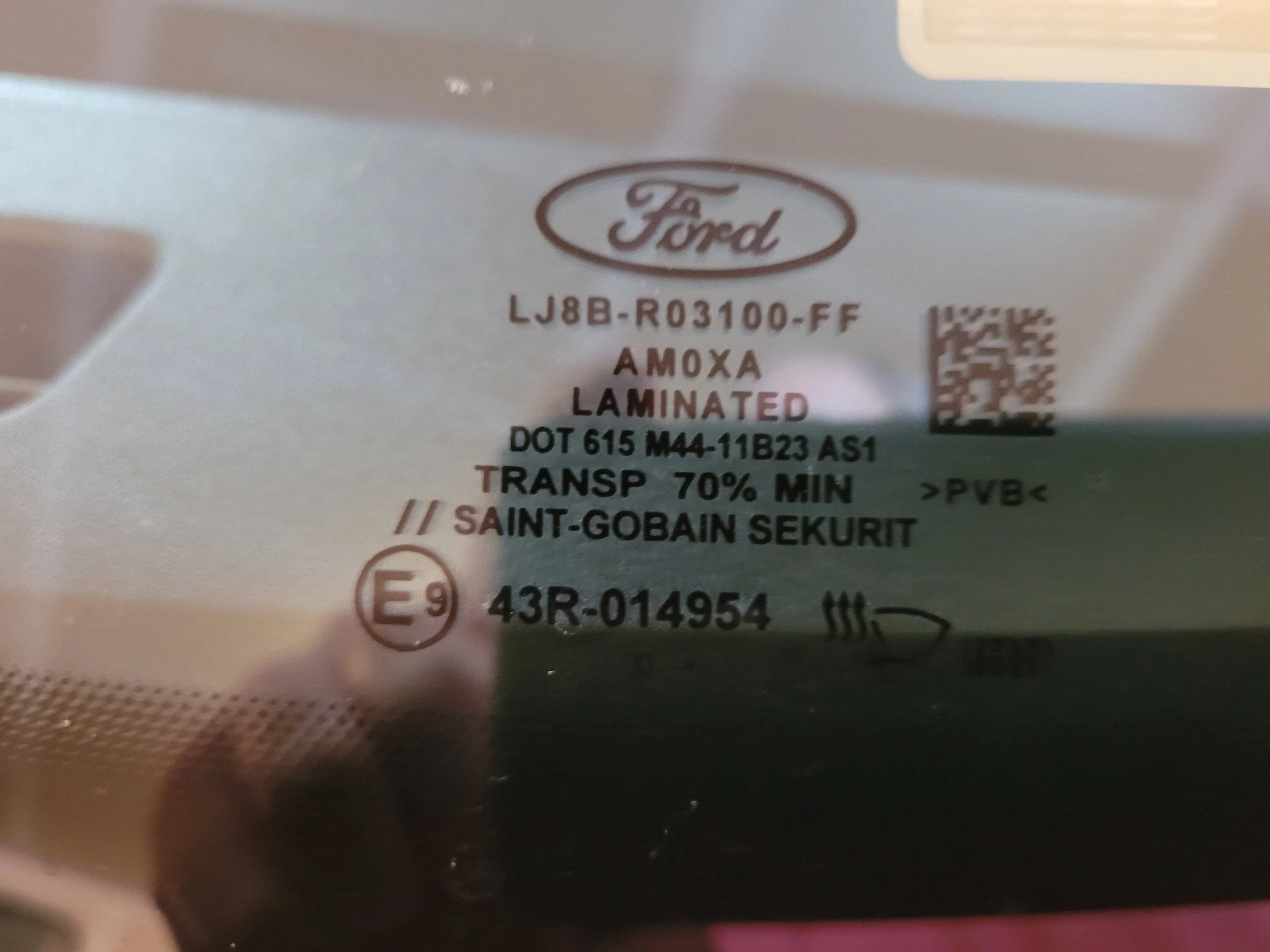 Ford Mustang Mach-E Cracked Front Windshield Replacement Price ? 20210910_105132