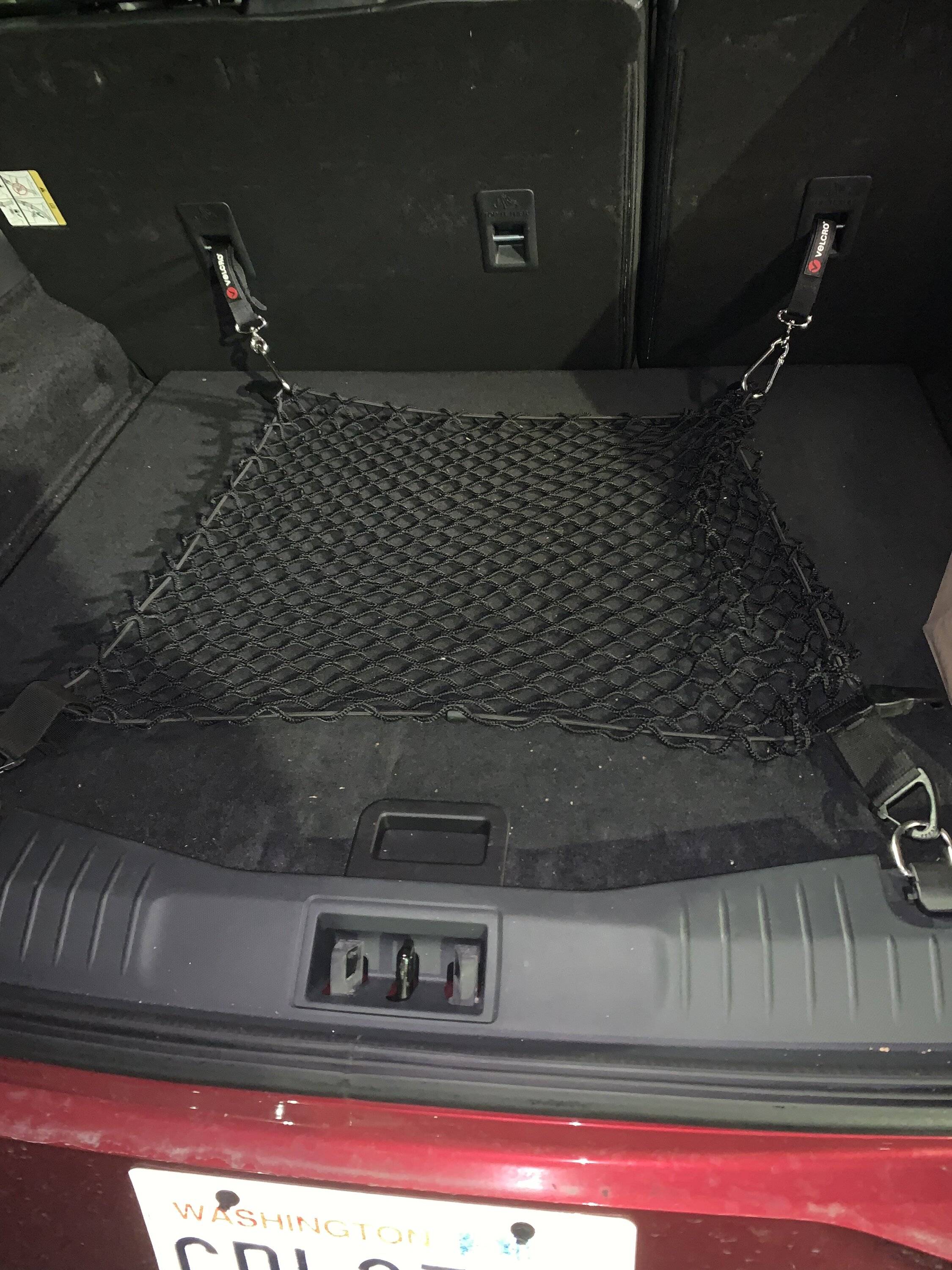 Ford Mustang Mach-E Cargo net and storage options 508EBA67-C348-4667-AFED-72B162908862