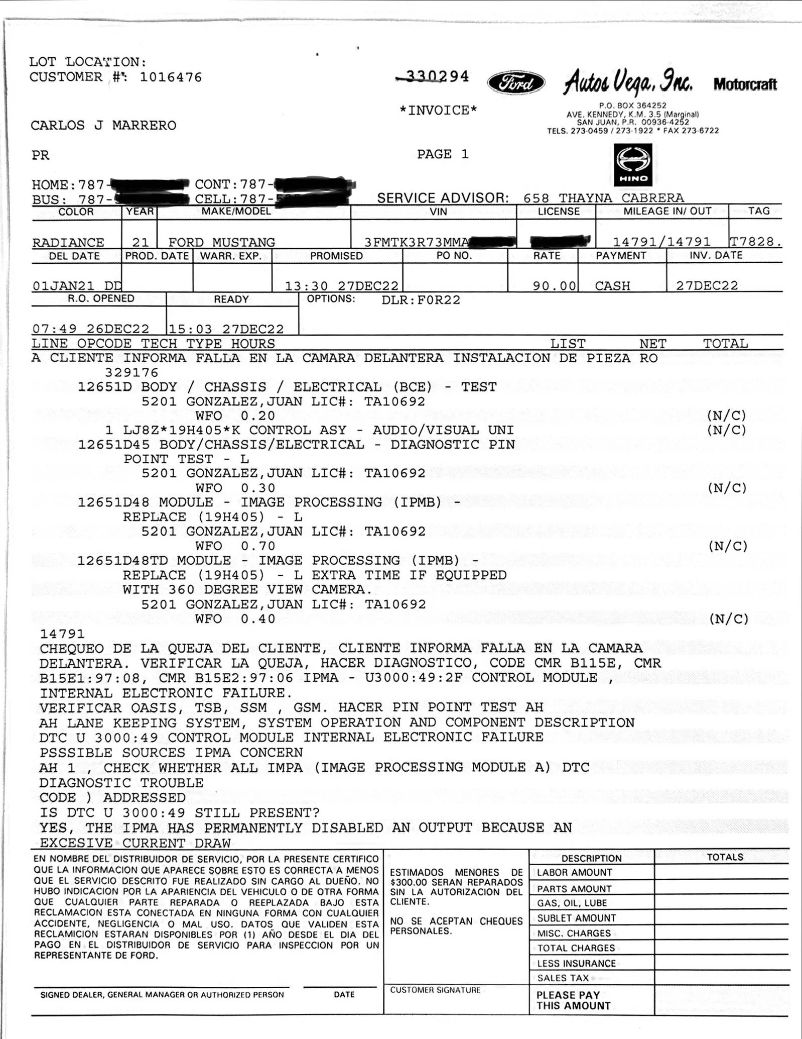 Ford Mustang Mach-E Front Camera Fault & Pre-Collision Assist Not Available Errors C680E5FB-ACC4-4E51-AC00-3AED7FCAD783