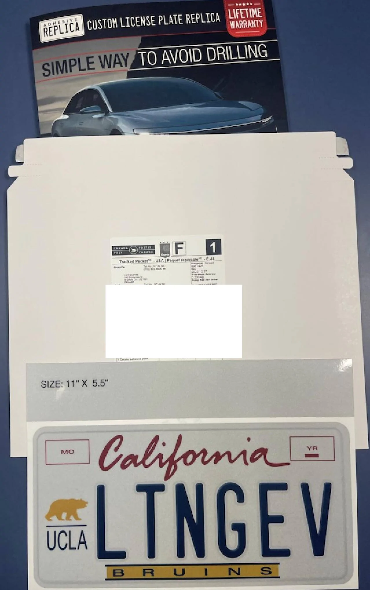 Ford Mustang Mach-E Front License Plate Decal Screen Shot 2022-12-28 at 9.50.07 AM