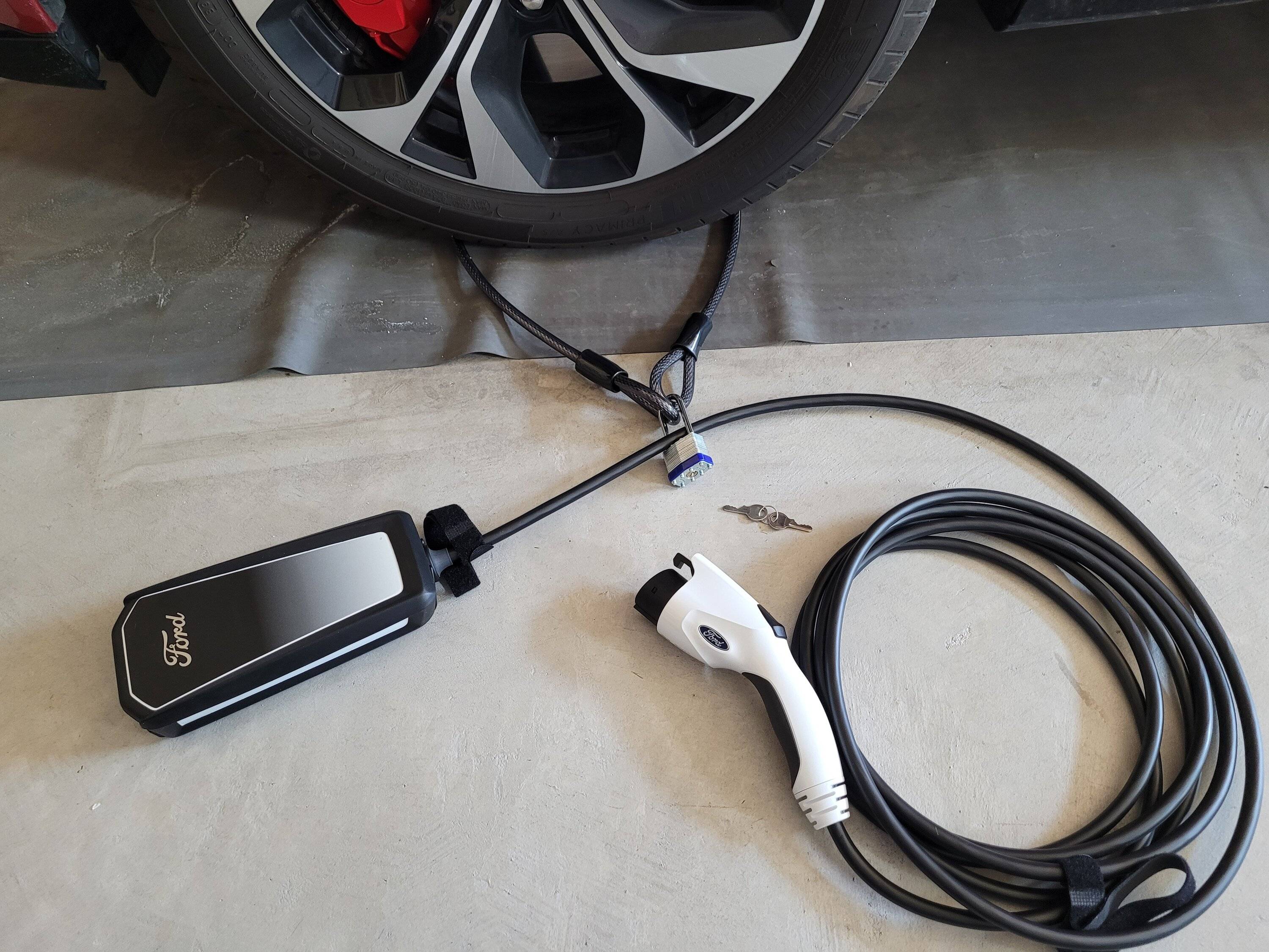 Ford Mustang Mach-E "Secured" charging 20210507_160123