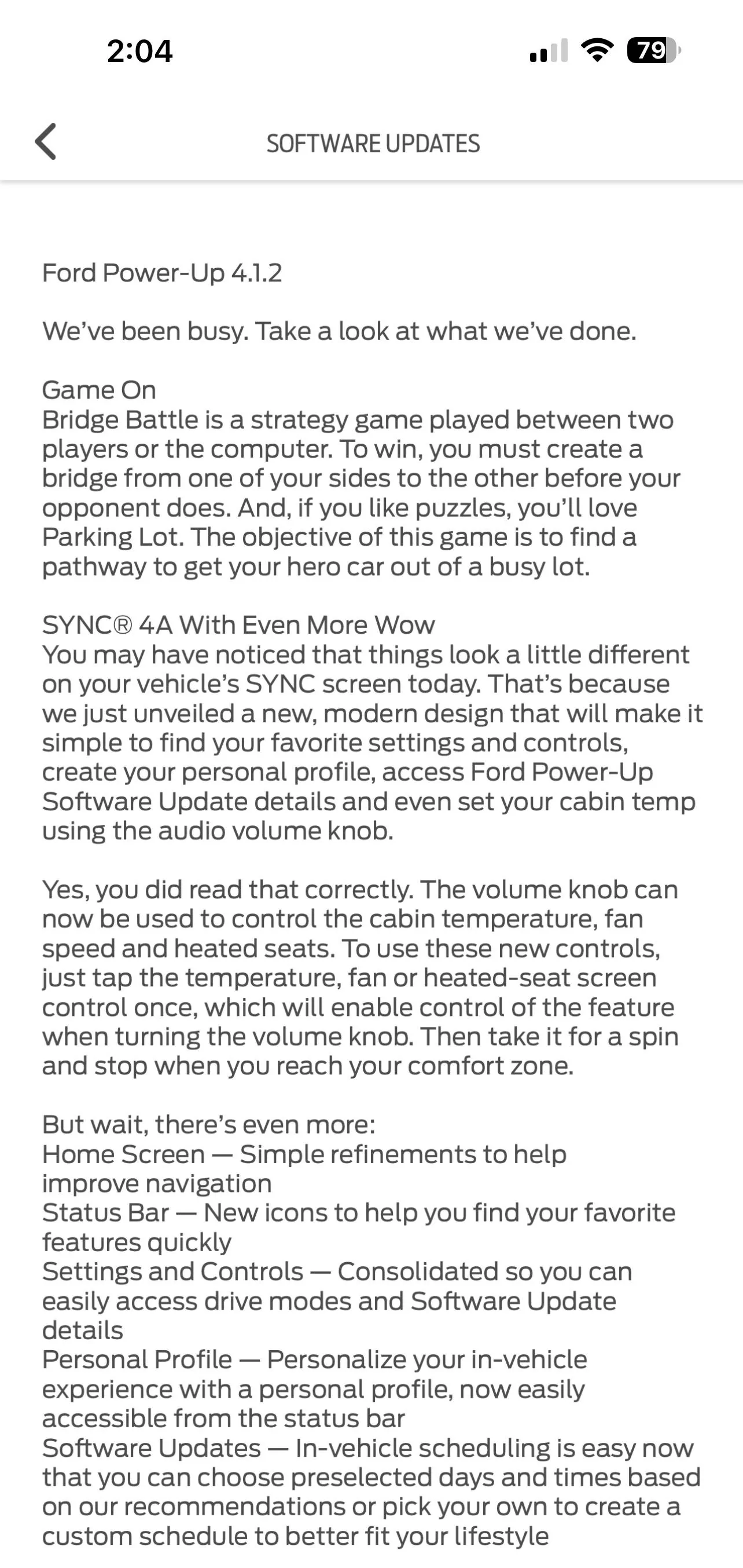 Ford Mustang Mach-E 4.1.2 OTA pushes to Early Access Mach-E owners 30B0E673-44DC-4004-B1DB-0B45AFDFA80B