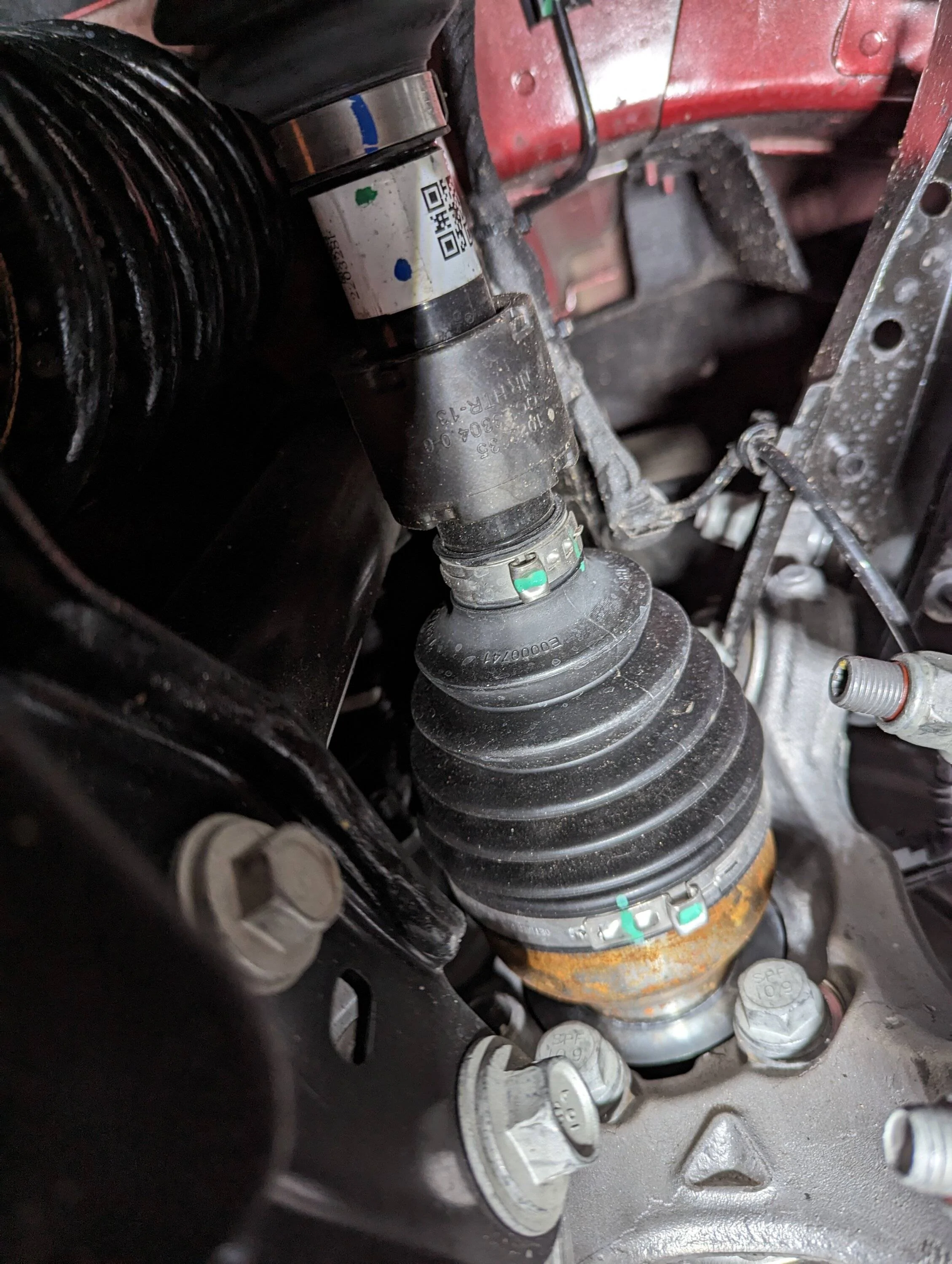Ford Mustang Mach-E Concerned what I found when installing hitch PXL_20230107_231016122