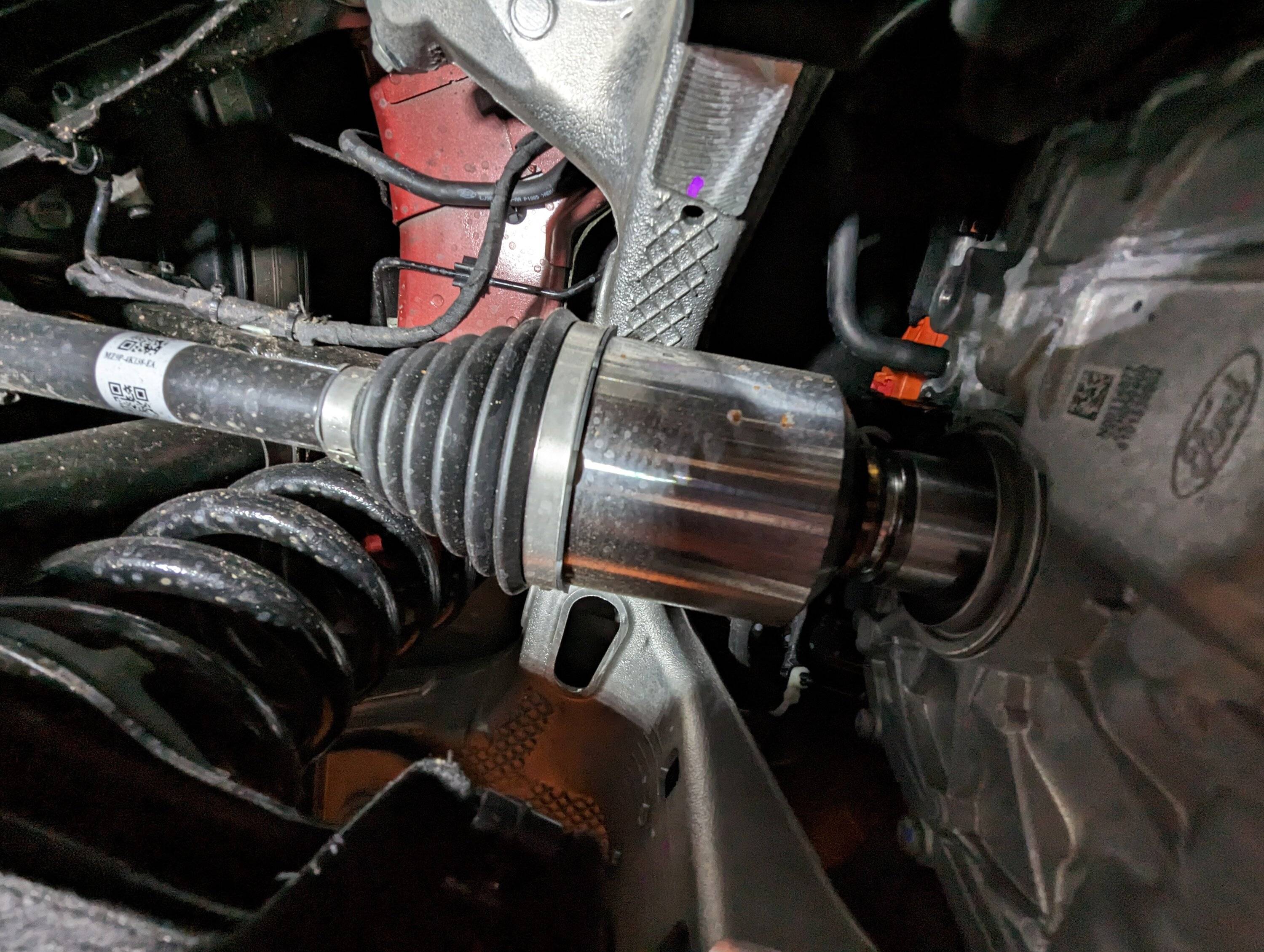 Ford Mustang Mach-E Concerned what I found when installing hitch PXL_20230107_231405928