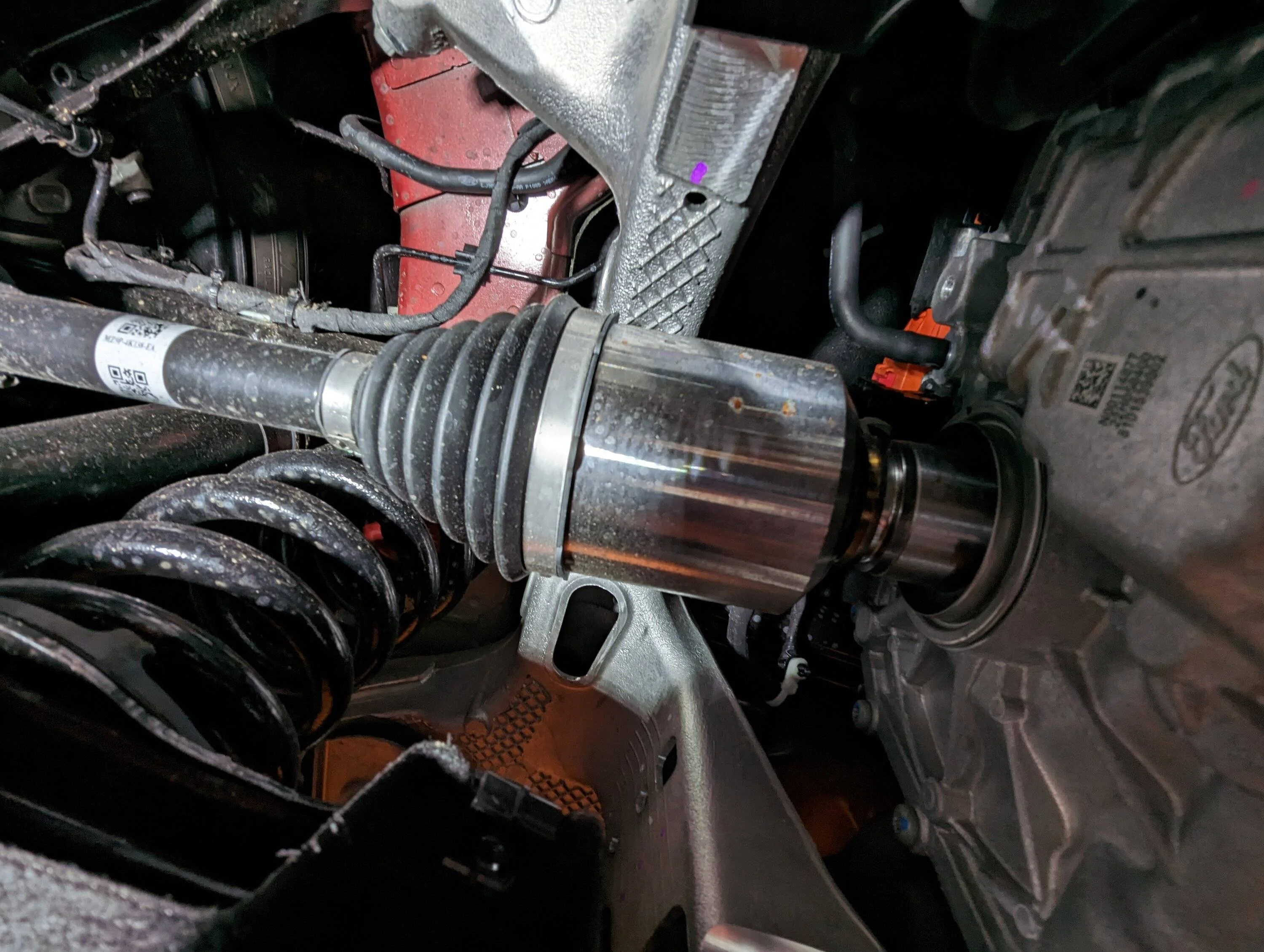 Ford Mustang Mach-E Concerned what I found when installing hitch PXL_20230107_231408119