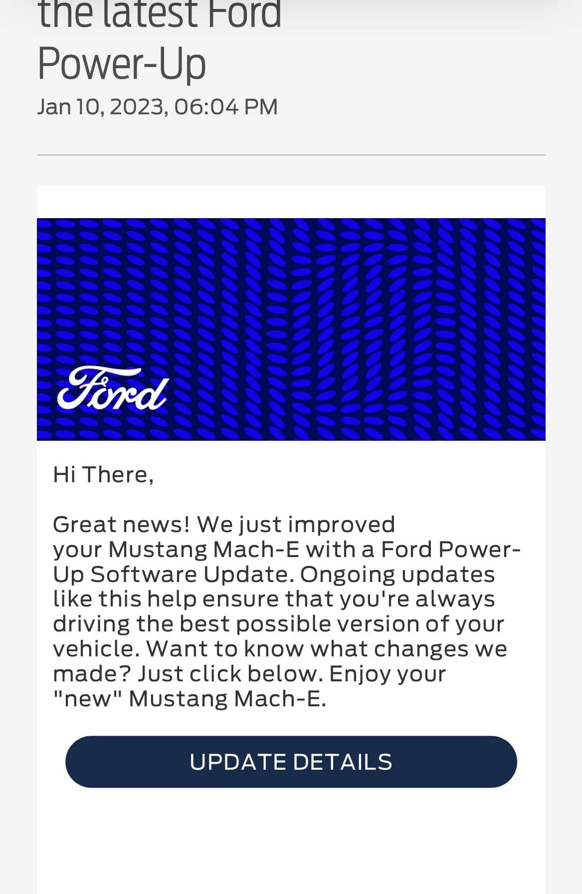 Ford Mustang Mach-E BlueCruise Map Update: Possible Solution That Worked! (Procedure Per Ford Support) DDCC8A0B-5B91-434C-842D-6759D1AAC1E1