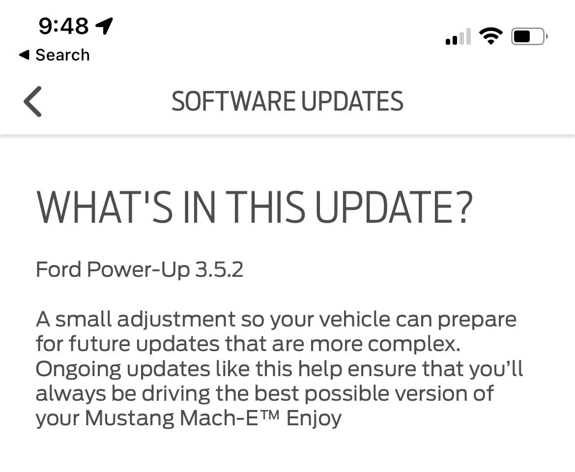 Ford Mustang Mach-E BlueCruise Map Update: Possible Solution That Worked! (Procedure Per Ford Support) 42293C65-0056-4B39-AAB4-D235A1C7C994