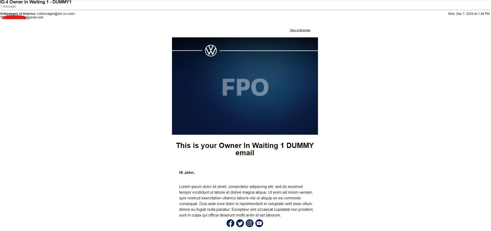 Ford Mustang Mach-E VW just insulted me 1607366490969