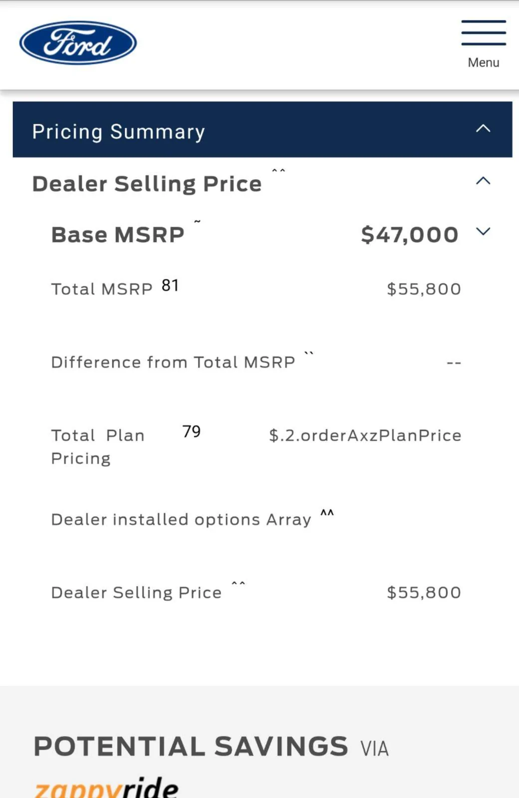 Ford Mustang Mach-E Order status page - confusing updates Screenshot_20201208-232134