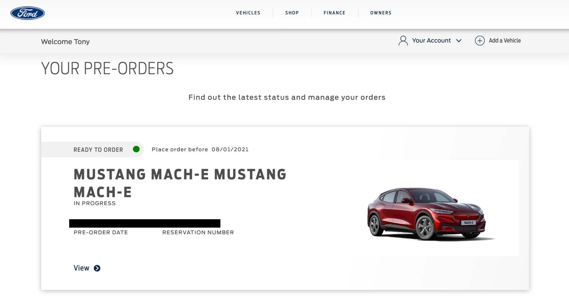Ford Mustang Mach-E UK Customers Screenshot 2020-12-09 at 05.59.37