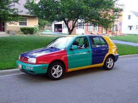 Ford Mustang Mach-E Update on Mach-E launch progress from engineering friends in Mexico 800px-VWGolfHarlequin-450x337