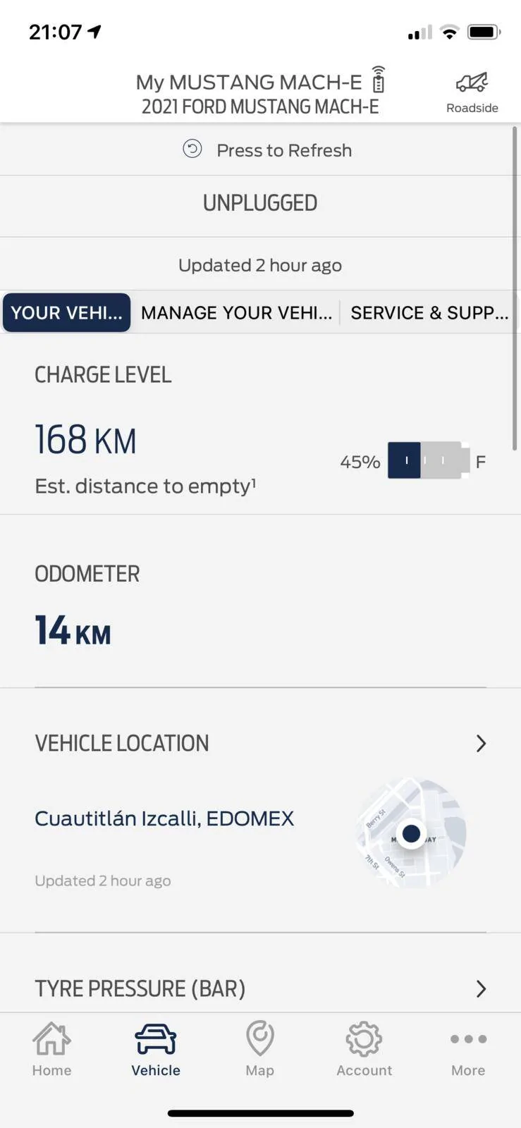 Ford Mustang Mach-E Preview: FordPass App Activated with User’s Mach-E VIN 20201209_200757000_iOS