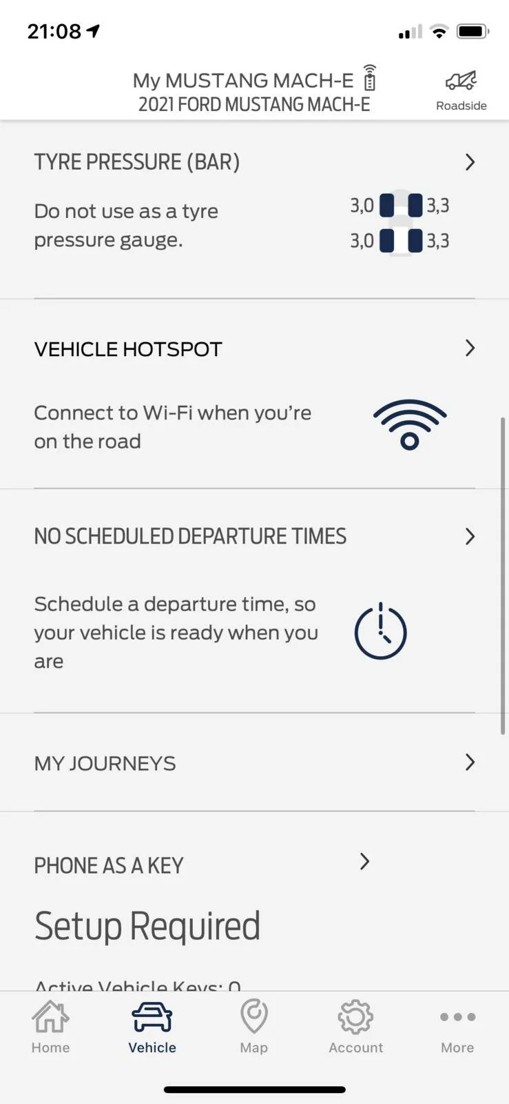 Ford Mustang Mach-E Preview: FordPass App Activated with User’s Mach-E VIN 20201209_200804000_iOS