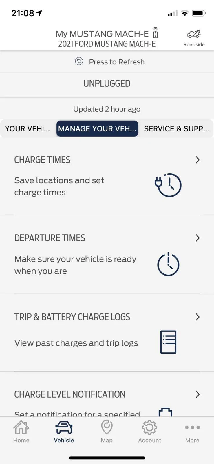 Ford Mustang Mach-E Preview: FordPass App Activated with User’s Mach-E VIN 20201209_200814000_iOS