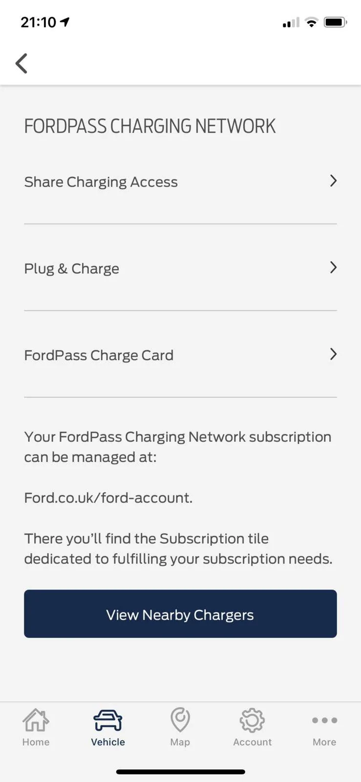 Ford Mustang Mach-E Preview: FordPass App Activated with User’s Mach-E VIN 20201209_201027000_iOS